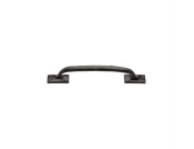 Black Iron Offset Cabinet Pull Handle