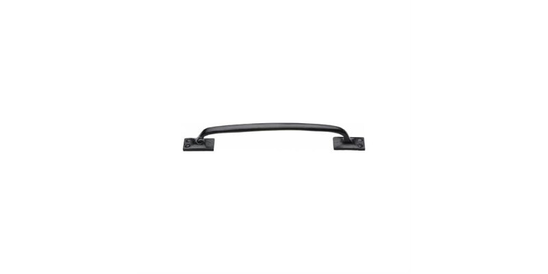 Black Iron Offset Cabinet Pull Handle
