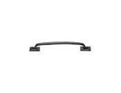 Black Iron Offset Cabinet Pull Handle