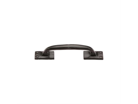 Black Iron Offset Cabinet Pull Handle
