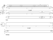 Tvent Select XS13 Vent+Canopy 497mm Wht