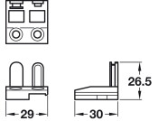 Stud Plate Kit Diecast Zinc