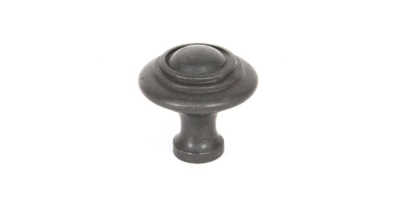 Beeswax Ringed Cabinet Knob - Large
