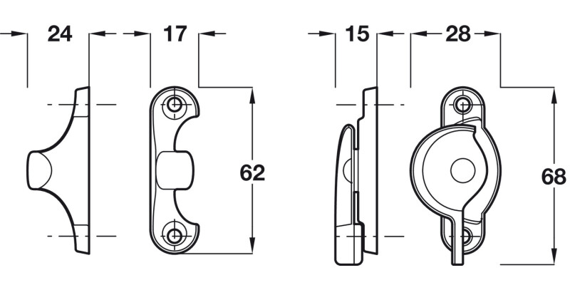 Sash Fastener Economy  Fitch Pat ZA BZP