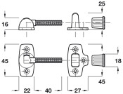 Sash Fastener Economy ZA EB