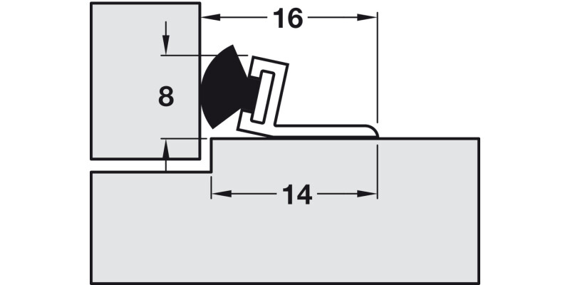 Pile Door Seal 5.0m PVC White