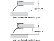 Shower Seal H-Pro Overlap Shwr Dr PVC