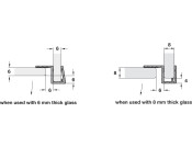 Door Jamb Profile 6-8mm 2010mm Trans PVC