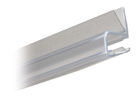 Door Jamb Profile 6-8mm 2010mm Trans PVC