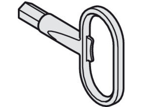 SlidoFold 100T Hex Socket Key St Galv