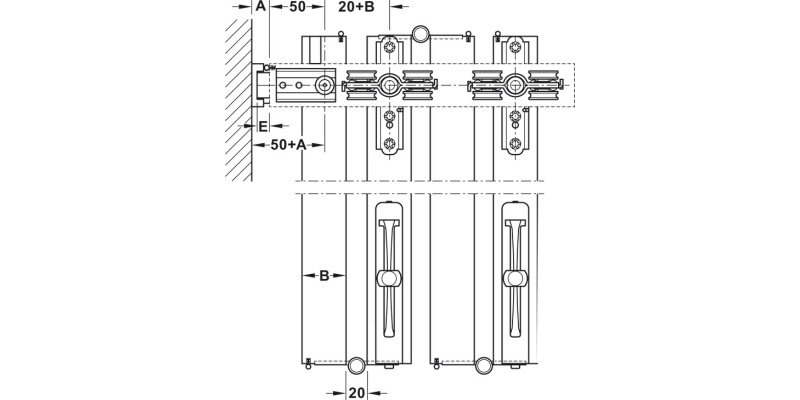 SlidoFold 100T FitSet Acc/Fold w Btm Trk