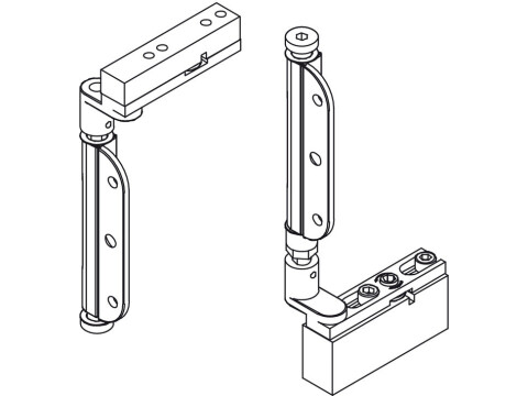 Pivot Assembly Set, Mortice, for Folding Patio Doors, Slido Fold