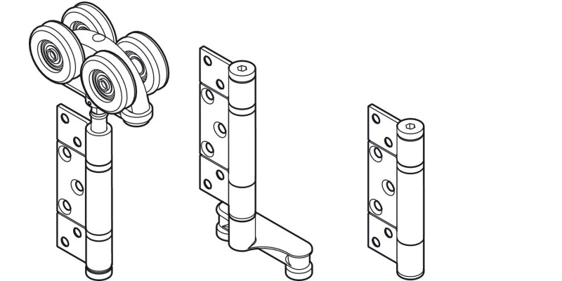 SlidoFold 100 Intermed Hanger Set SSS