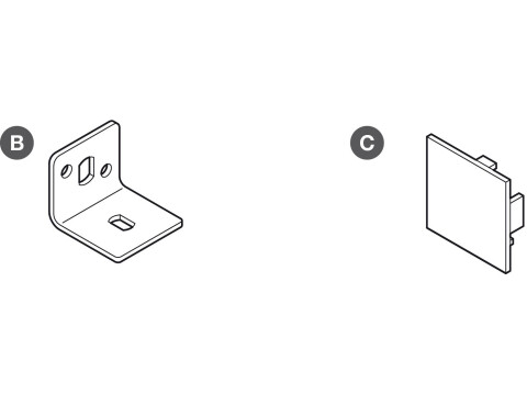 SF-A300 Top Track Fixing Brkt