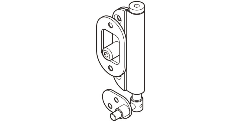 SlidoFold 100U Inter Pivot Hinge 316 SSS
