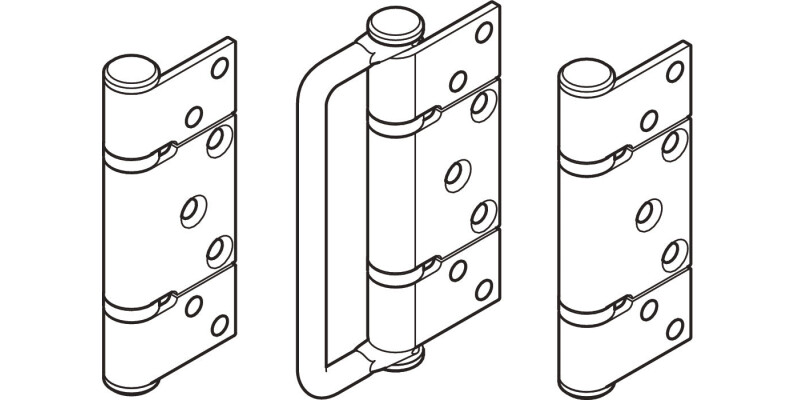 SlidoFold 100U Hinge Hdl/Offset 316 SSS