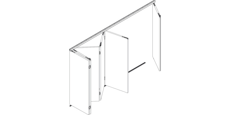 Hawa Variofold 80H Fitting Set 4