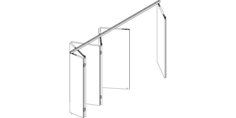 Hawa Centrefold 80H Fitting Set - Set 2