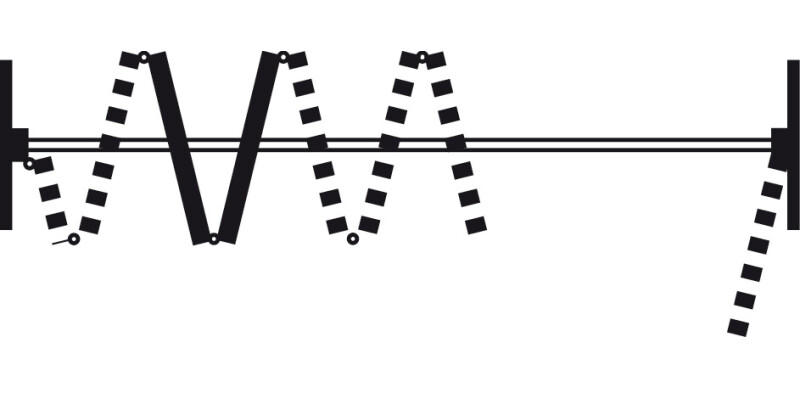 Hawa Centrefold 80H Fitting Set - Set 2