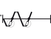 Hawa Centrefold 80H Fitting Set - Set 2