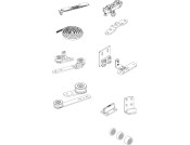 Telescopico Fitting Set 2/3 Doors 80kg