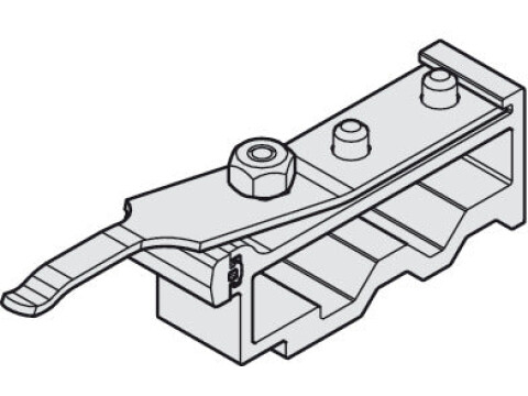 Track Stopper, for Sliding Interior Doors, Hawa-Junior 250