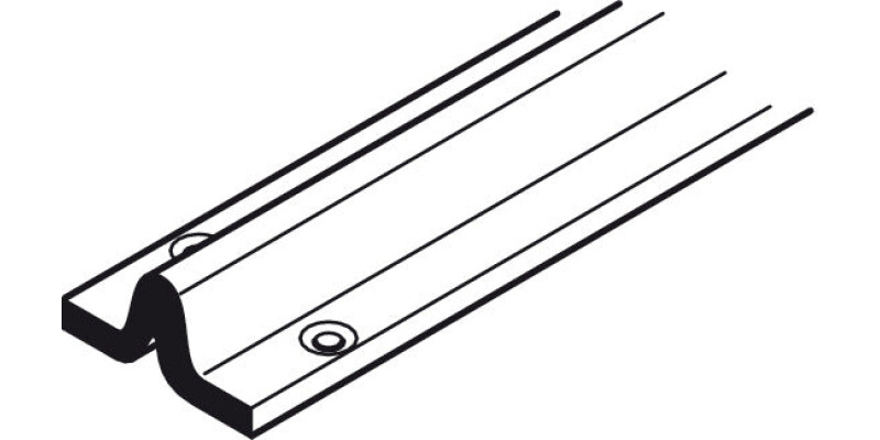 Bottom Track, for Sliding Interior and Exterior Doors, Straightaway 700