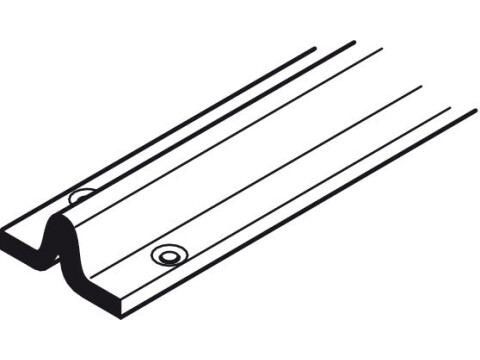 Bottom Track, for Sliding Interior and Exterior Doors, Straightaway 700