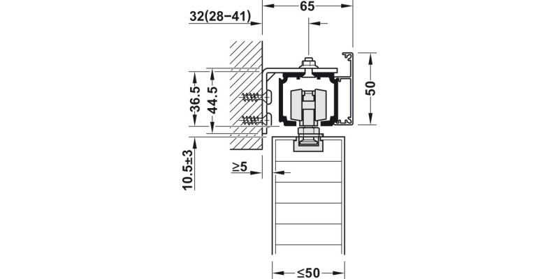 Slido Cls 160O FitSet 1Dr