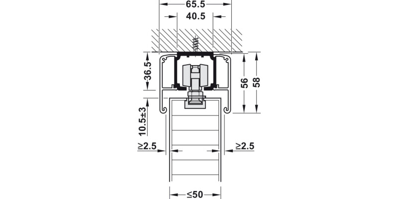 Slido Cls 160O FitSet 1Dr