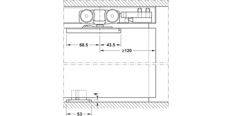 Slido Cls 160O FitSet 1Dr