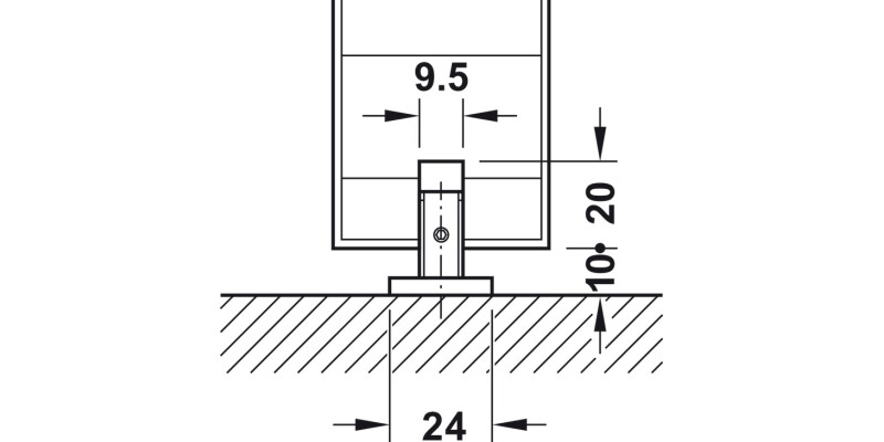 Slido Classic 160-P Fitting Set 1Dr