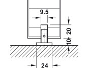 Slido Classic 160-P Fitting Set 1Dr