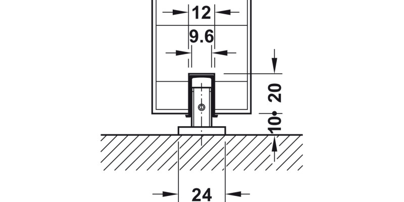 Slido Classic 160-P Fitting Set 1Dr