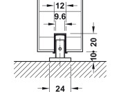 Slido Classic 160-P Fitting Set 1Dr