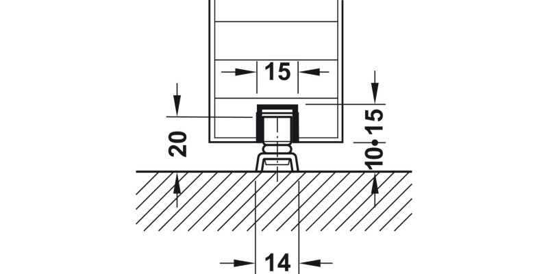 Slido Classic 160-P Fitting Set 1Dr