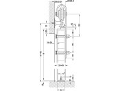 Slido Design 100-S FitSet 1Door 2500mm