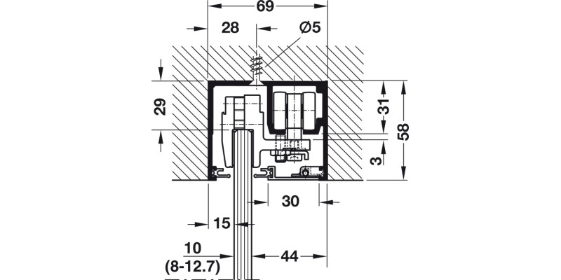 Eku Porta 100GW Fitting/Clamp Shoe Set