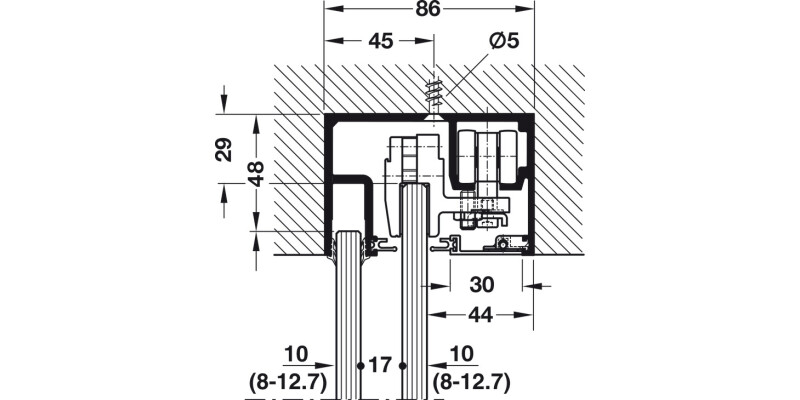 Eku Porta 100GW Fitting/Clamp Shoe Set