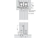 Hawa Telescopic 80/2 Fitting Set