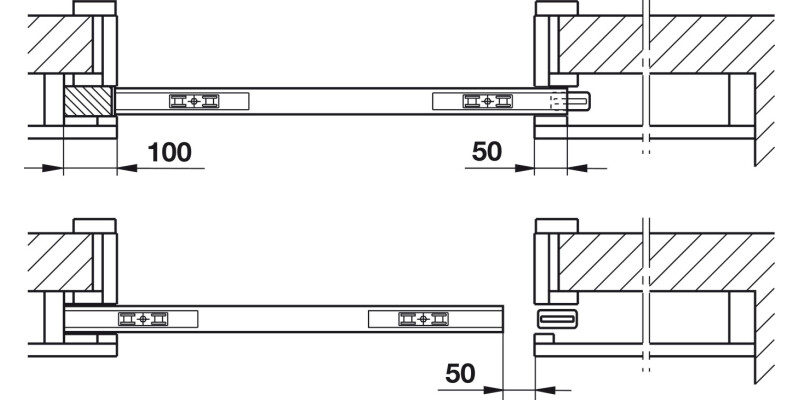 Hawa Junior 80/120B Assembly Wedge Alu