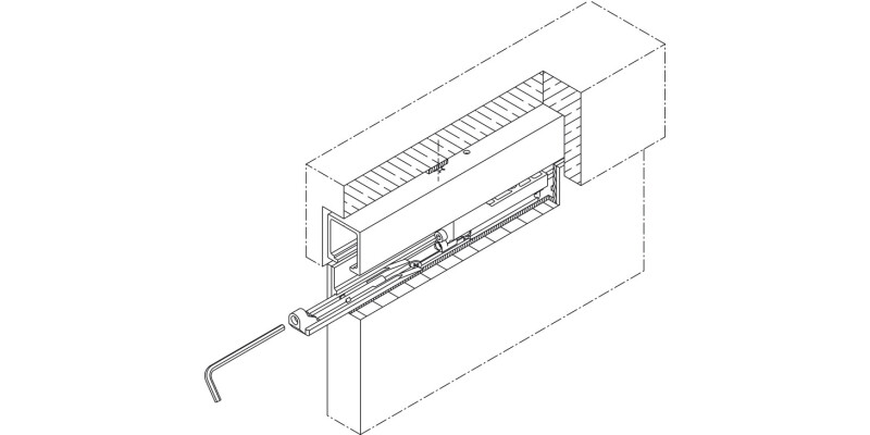 Hawa Junior 80/120B Assembly Wedge Alu