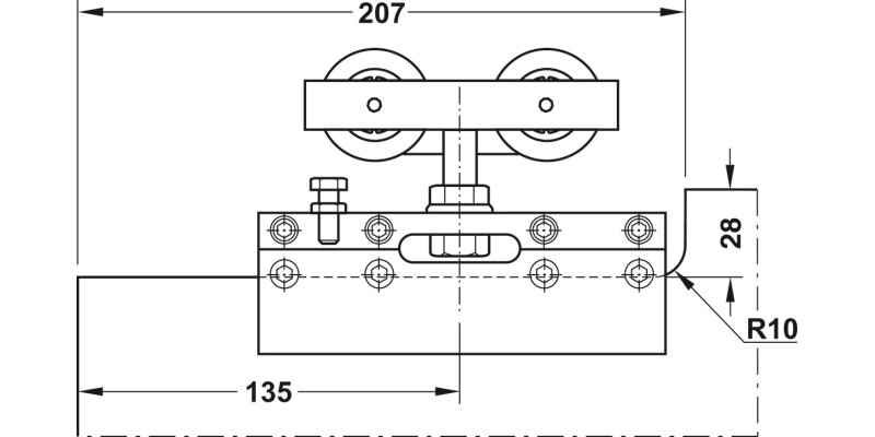 Hawa Junior 80GS Fit/Clamp Shoe Set 1Dr