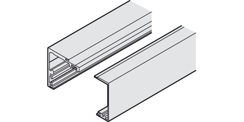 Slido Cls 50/120F TopTrack/Wall 2.0m
