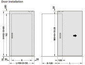 Slido Design 80-M FitSet 1Door 1100mm