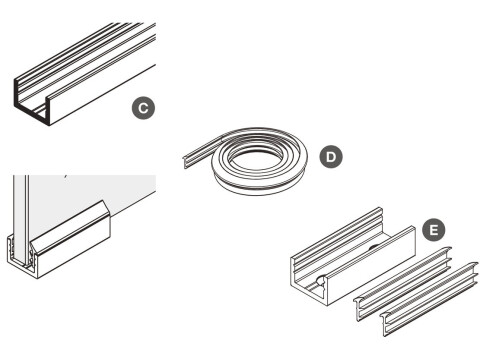 Hawa Junior 40GL+GP Btm/Wall Pro 3.5m