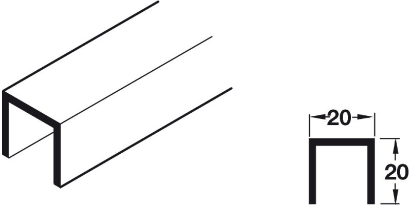 Hawa Junior/Bifold/TS Btm Chnl 2.5m