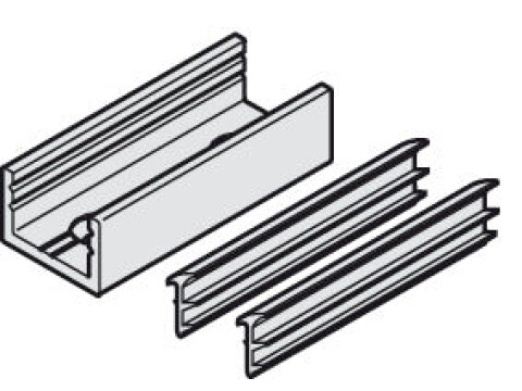 Hawa Junior 40GL+GP Btm/Wall Gls Retain