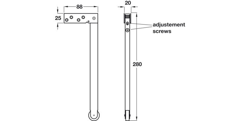 Door Co-ordinator Soffit Fix Pattern BSS