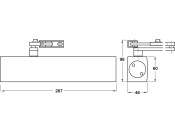 TS 4000S OH Dr Closer 1-6 Alu/St Slv